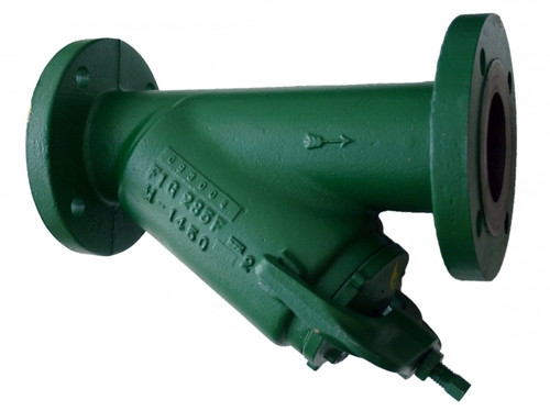 Morrison Bros. 285FDI Series 3 in. Flanged Ductile Iron Line Strainer - 6 to 100 Mesh