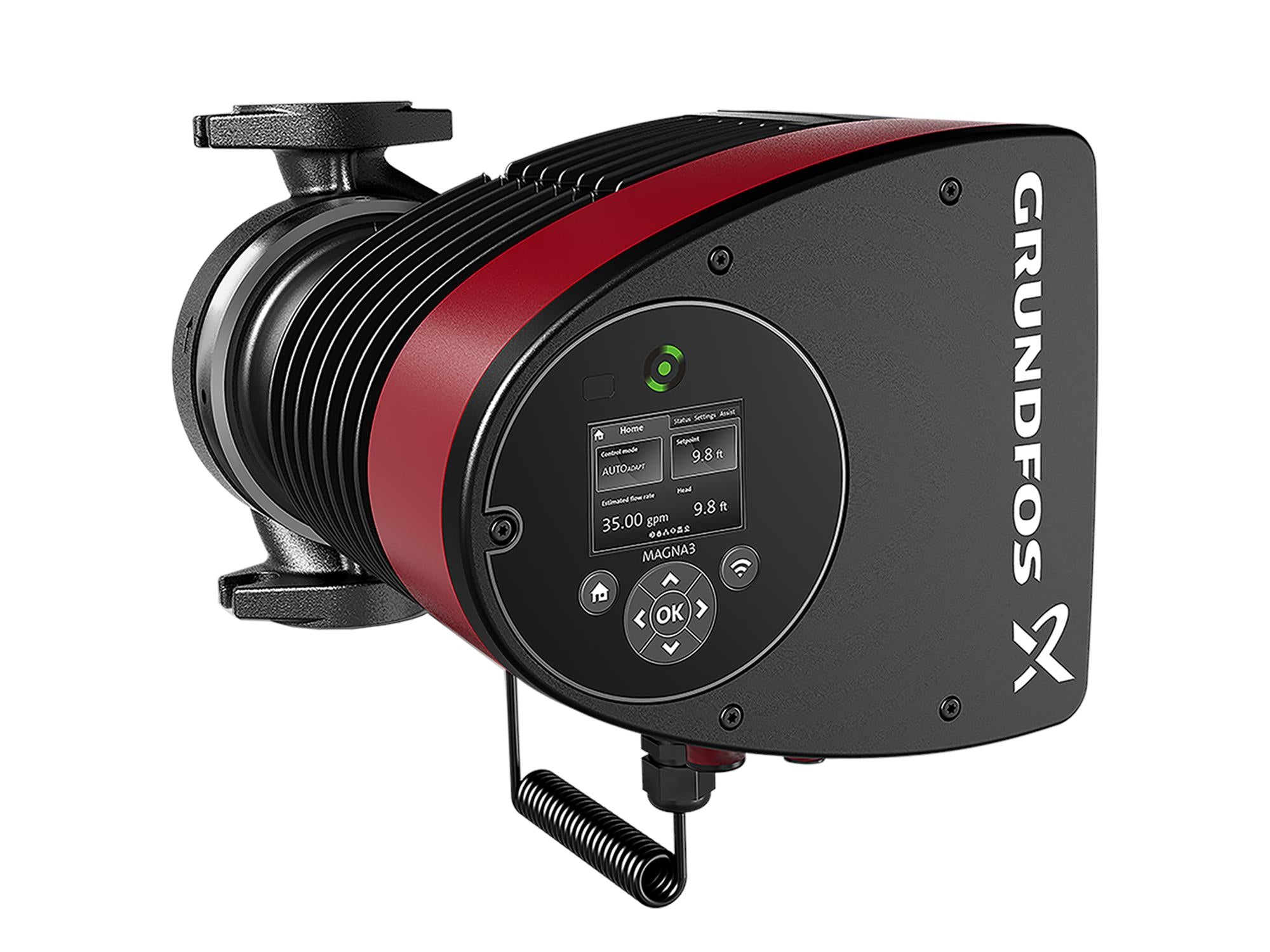 Grundfos 98126828, MAGNA3 40-80 GF Circulator Pump 208-230V 1/3hp
