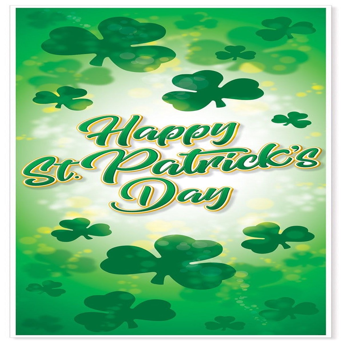 Happy St. Patrick's Day' Door Cover