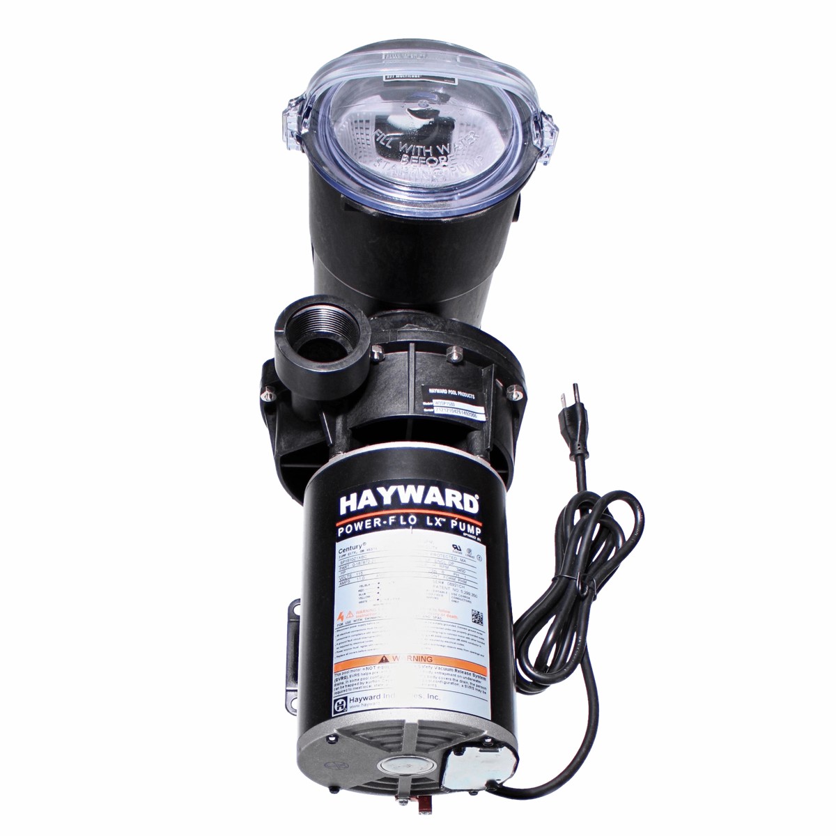 Hayward Power-Flo LX High Efficiency 1 HP Pool Pump w/ 6' Cord|W3SP1580