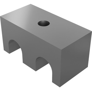 Genie Lift Part # 70606GT - BLOCK,CABLE CLAMP,2/0 DOUBLE, EA