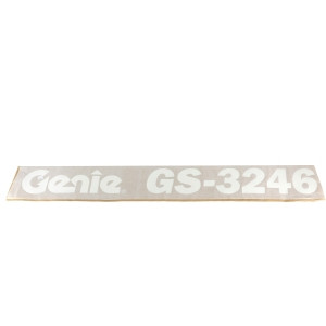 Genie Lift Part # 62058GT - DECAL,COSMETIC,GENIE GS-3246, EA