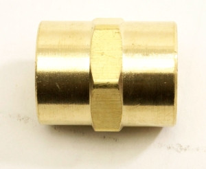 Genie Lift Part # 46049GT - COUPLING,3/8X1.12,BRASS, EA