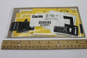 Genie Lift Part # 82709GT - DECAL KIT,SYMBOL,GS-2032&2632, EA