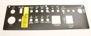 Genie Lift Part # 52631FRGT - DECAL,PLATFORM CTRL PANL,BI/DC, EA