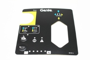Genie Lift Part # 66157GT - OVERLAY,PLAT CONTROLLER SLAB**, EA
