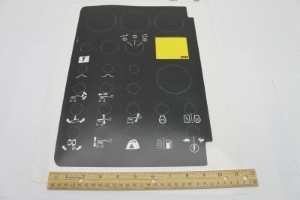 Genie Lift Part # 72094GT - DECAL,GROUND CONTROL PANEL, EA