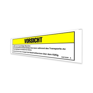 Genie Lift Part # 52675GRGT - DECAL,CAUTION,DAMAGED MACHINE, EA