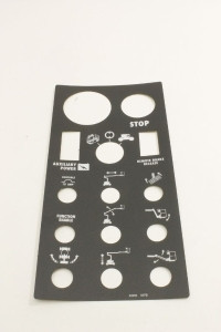 Genie Lift Part # 43652GT - DECAL,GROUND CONTROL PANEL**, EA