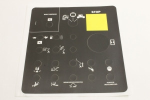 Genie Lift Part # 72444DUGT - DECAL, GROUND CONTROL, PANEL, DUTC, EA