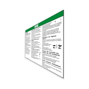 Genie Lift Part # 82283FRGT - DECAL, NOTICE, OPERATING INSTRUCTI, EA
