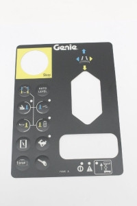 Genie Lift Part # 71245GT - DECAL,PLAT CTRLS,G/LPG W OUTRG, EA