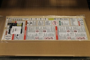 Genie Lift Part # 84199GT - DECAL KIT,SAFETY INSTR,GS68, EA