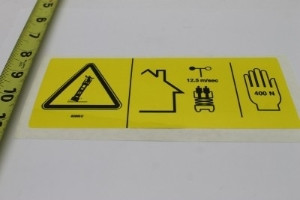 Genie Lift Part # 82905GT - DECAL,SYM-SIDEFORCE 400N, EA