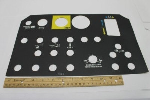 Genie Lift Part # 72173GT - DECAL, PLATFORM CONTROL PANEL, EA