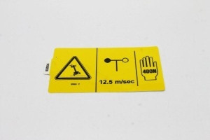 Genie Lift Part # 82604GT - DECAL,DANGER,SIDE FRC 400N, EA