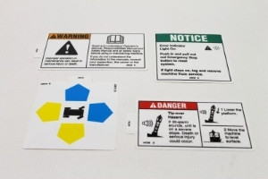Genie Lift Part # 84564GT - DECAL KIT, SAFE/INST, GS32/46, EA
