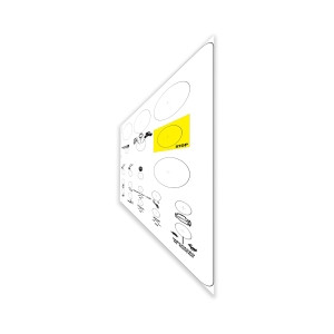 Genie Lift Part # 82195PBGT - DECAL, GROUND CONTROL, PANEL, PORT, EA