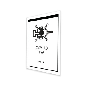 Genie Lift Part # 97564GT - DECAL,LABEL,AC POWER CORD, EA