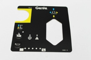 Genie Lift Part # 52864GT - DECAL,JOYSTICK CONTROLLER**, EA