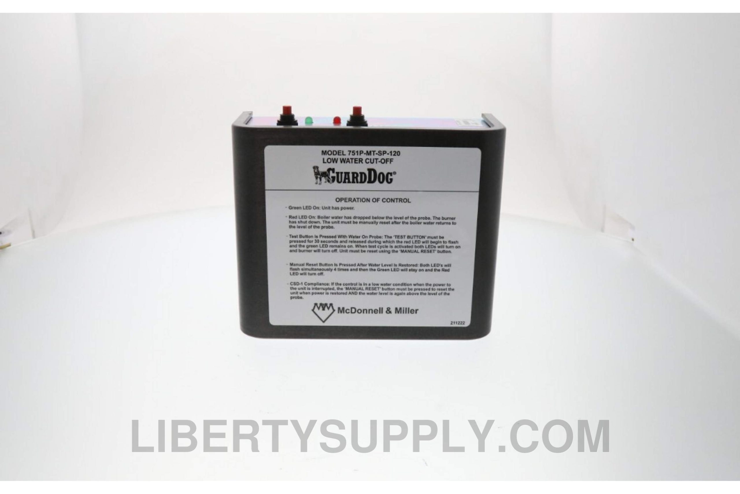 McDonnell & Miller 751P-MT-SP-120 Electronic LWCO 176295
