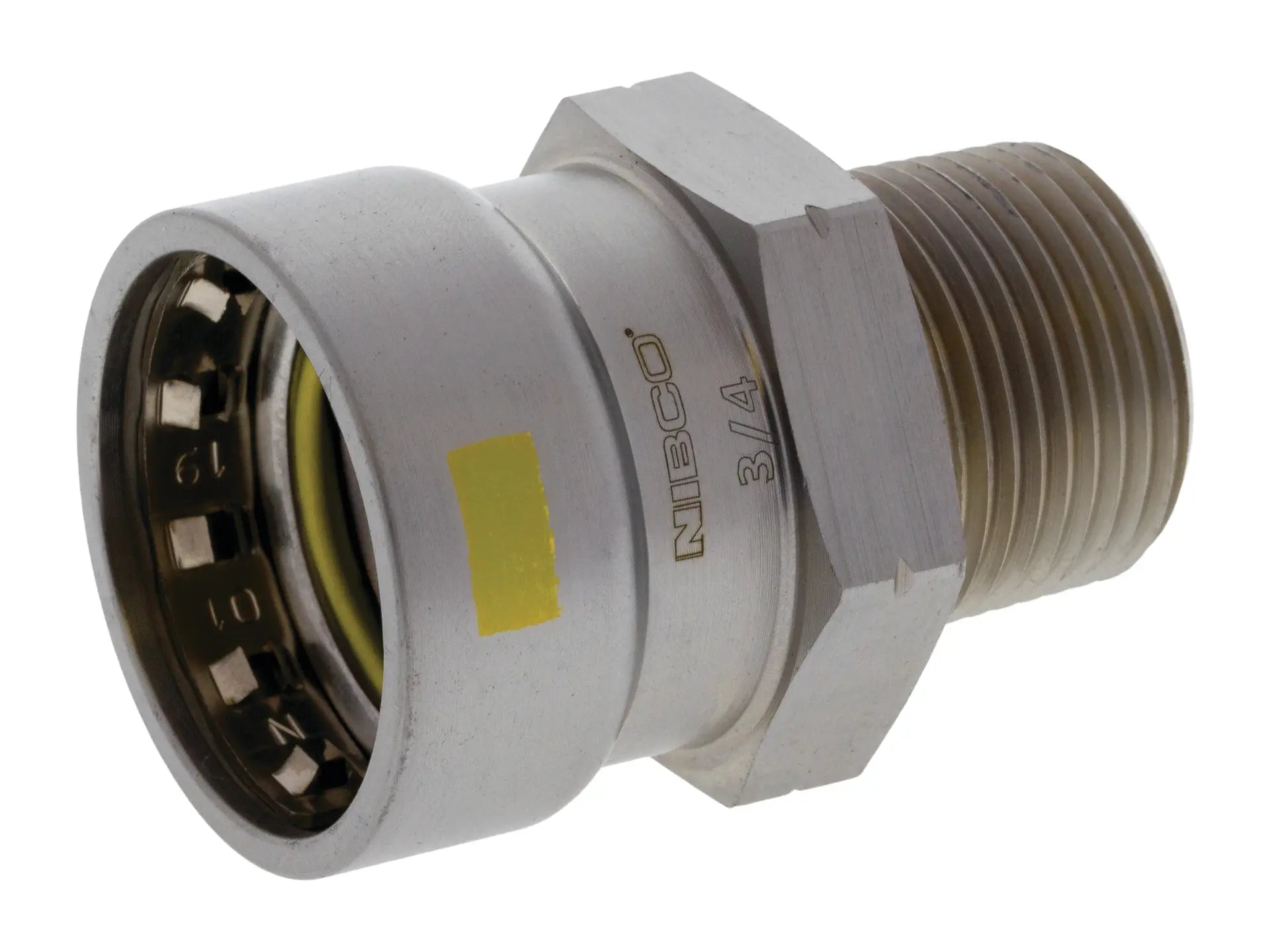 NIBCO 2032300HPC, 2 in. x 2 in. Press x M Adapter Carbon Steel PCH204