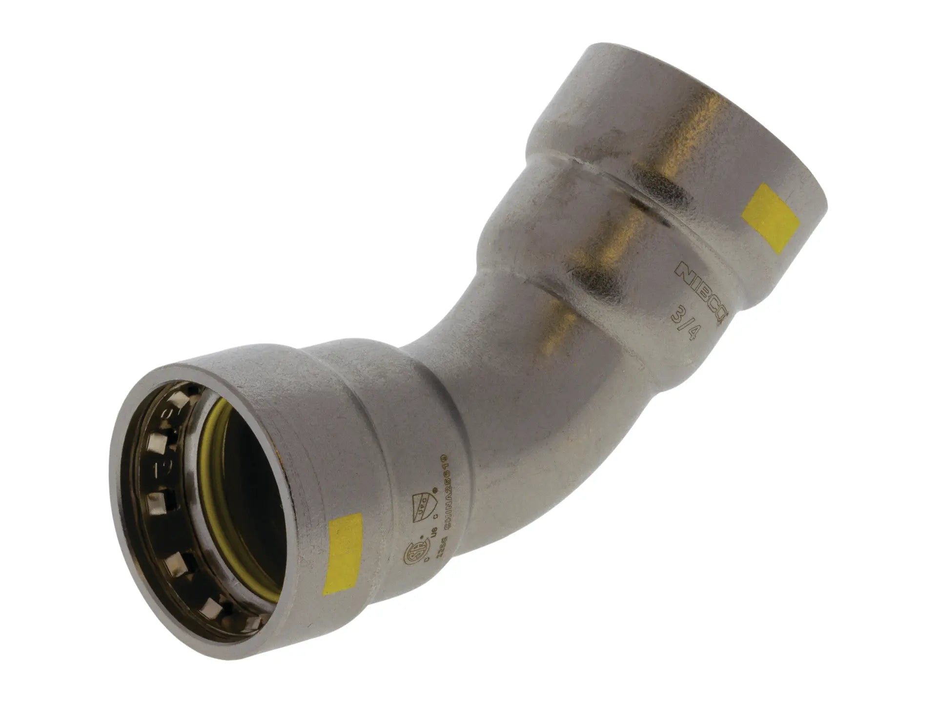 NIBCO 2043300HPC, 2 in. x 2 in. Press x Press 45 Elbow Carbon Steel PCH206