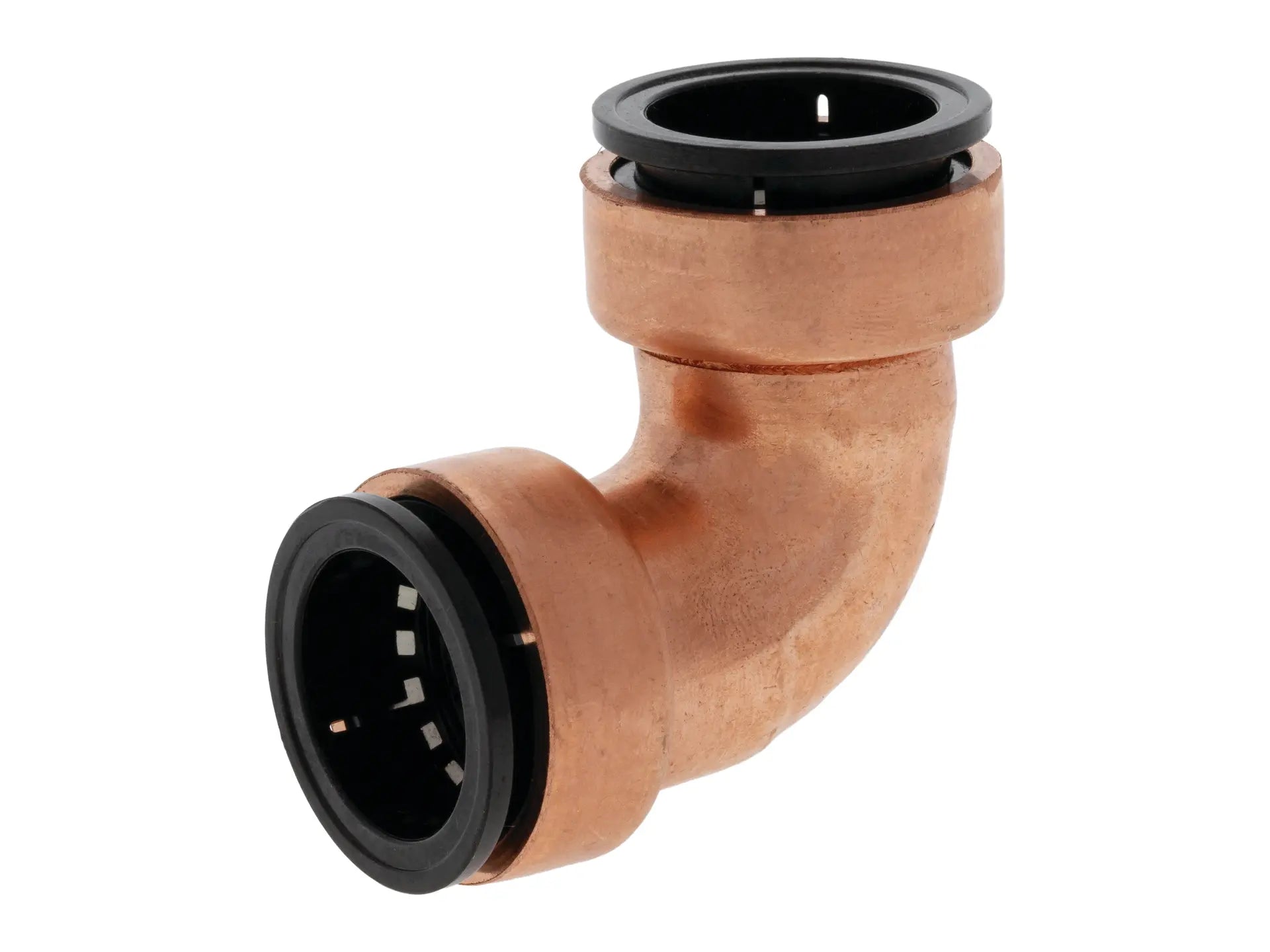 NIBCO 9055650P, 3/4 in. x 1/2 in. Wrot Racer 90° Elbow - Push x Push P607