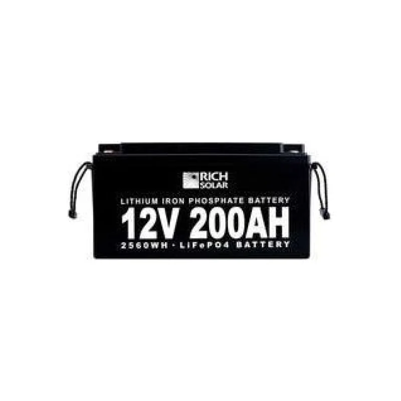 Rich Solar 12V 200Ah LiFePO4 Lithium Iron Phosphate Battery