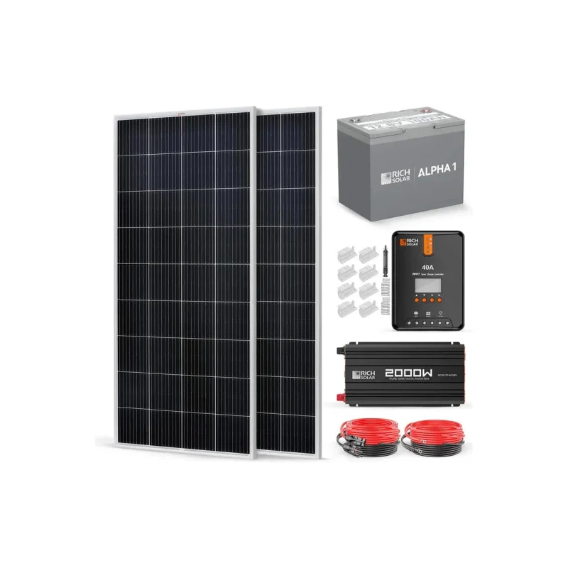 Rich Solar 400 Watt Complete Solar Kit