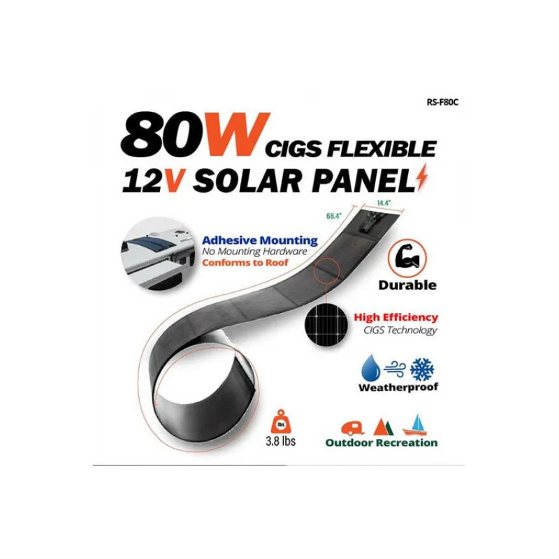 Rich Solar Mega 80 Watt CIGS Flexible Solar Panel