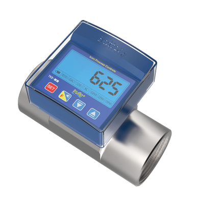 ICON TK3B-10-SS Battery Operated SS Paddle Flow Meter, 3/8" Connection