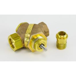 Schneider Electric (Barber Colman) VB-7221-0-4-4 2-Way Globe Valve Straight N/C 1/2" Union NPT SUC 4.4Cv