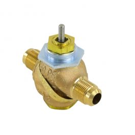 Schneider Electric (Barber Colman) VB-7222-0-4-2 2-Way Globe Valve 1/2" ID Flare N/C 1.3Cv
