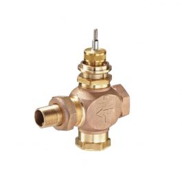 Johnson Controls VG7551PT Bronze Angle Globe Valve 1.25" Union Angle No 18.5Cv