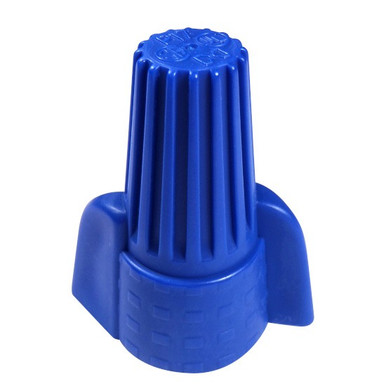 Winged Blue Wire Connectors (50/Bag, 20 Bags)