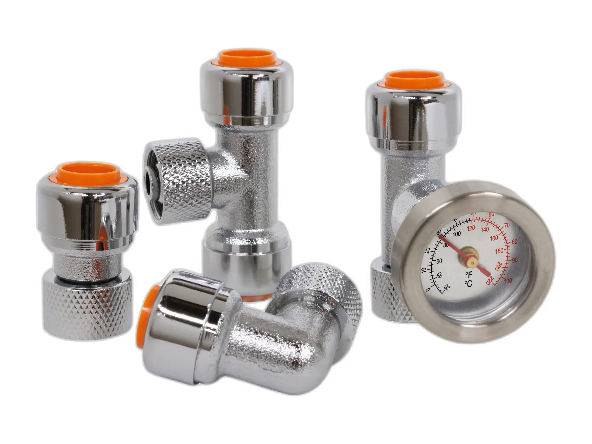 Webstone H‑7‑7211W WP, 3/8" Compression Thermostatic Mixing Valve Fitting Set